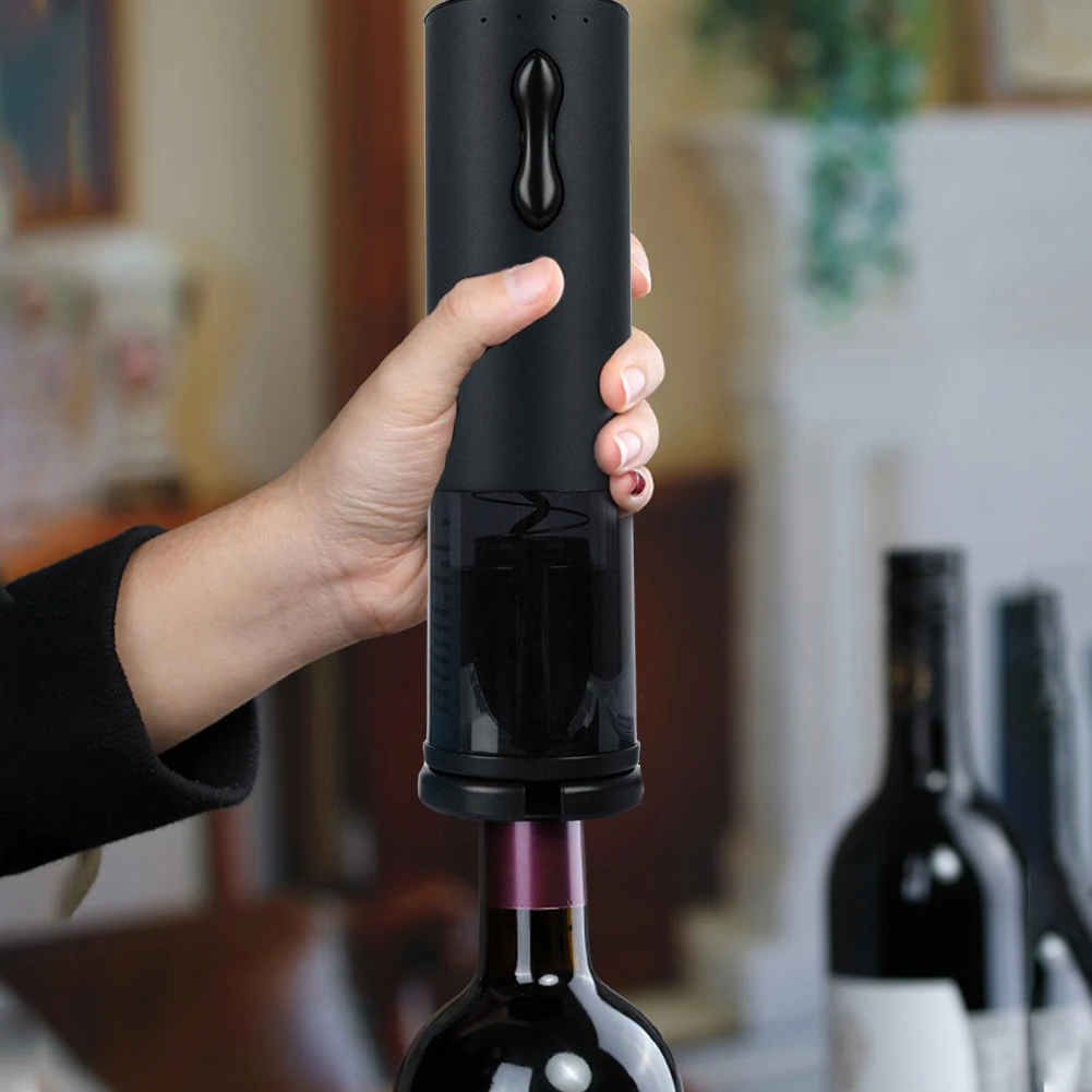 

Bottle Beer Opener Bar Tool Drink Opening Bottle Lids Automatic Electric Wine Corkscrew Corkscrew Kit Cordless USB Charging