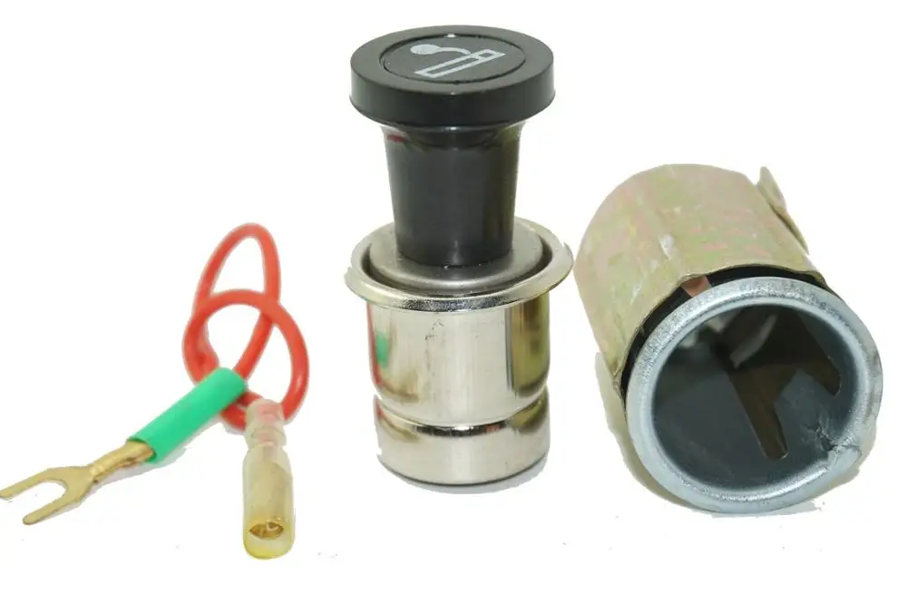 Кнопка для сиденья автомобиля зажигалка 12 вольтовый аксессуар|Детали