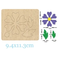 flowerleaf earring wood cutting dies for diy leather cloth paper craft fit common die cutting machines on the market 2020 new