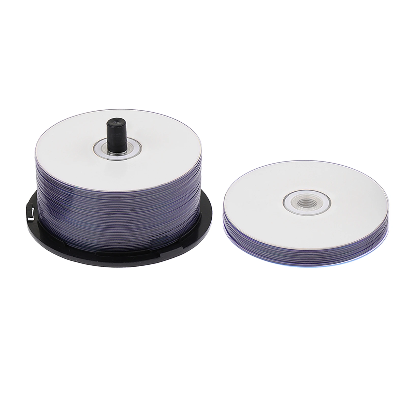 Mini 16X 700MB CD-R Recordable Blank Media 50Pcs Discs CD 16x Silver Printable | Электроника