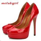 Mclubgirlженские и мужские туфли-лодочки на высоком каблуке; Большие размеры 40-47; Лодочки для ночного клуба на платформе; ZQJ