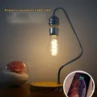 Магнитная левитационная лампа с беспроводной зарядкой, креативный Настольный светильник для гостиной, подвесной ночник для спальни, креативная настольная лампа