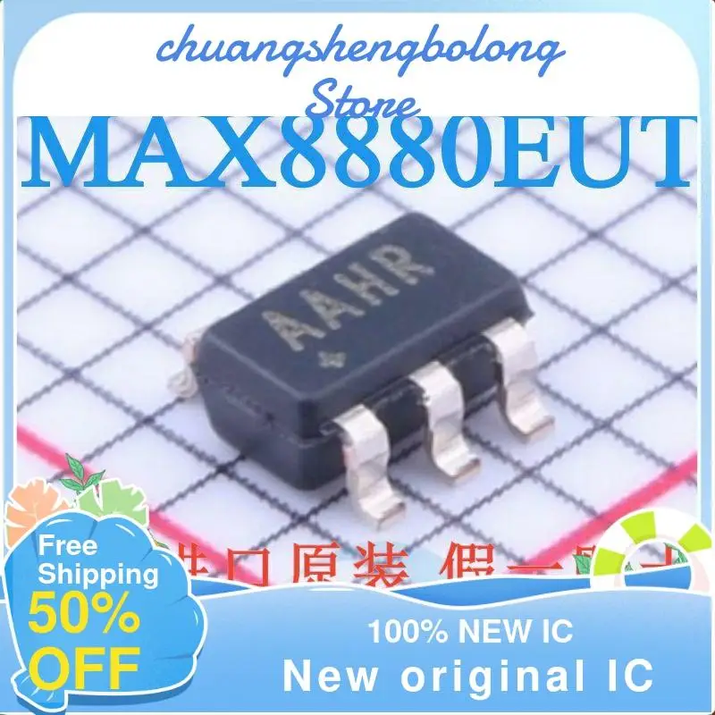 

10-200PCS MAX8880EUT+T AAHR LDO SOT23-6 New original IC