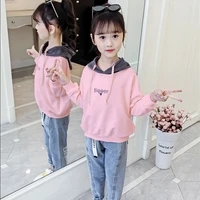 girls suits sweatshirts%c2%a0 pants sets kids 2021 lovely spring autumn cotton long sleeve high quality teenagers sport tracksuits o