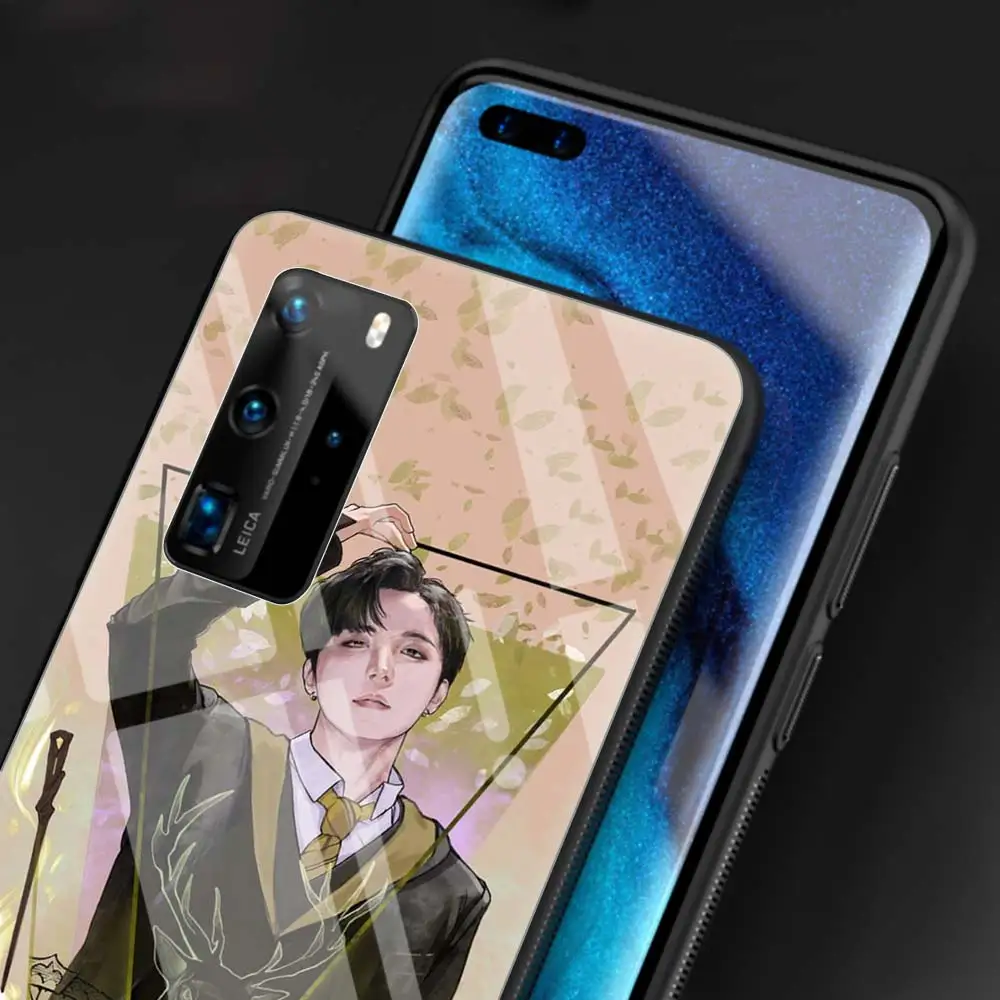

kpop Korean boy group Phone Case for Huawei P Smart Z 2019 P30 P40 P20 Pro P10 Lite 2021 5G Tempered Glass Funda Shell Cover