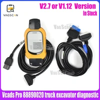 88890180 vcads diagnosis tools 8890020 for vcads pro fh fm truck scanner dev2tool software obd ii diagnostic
