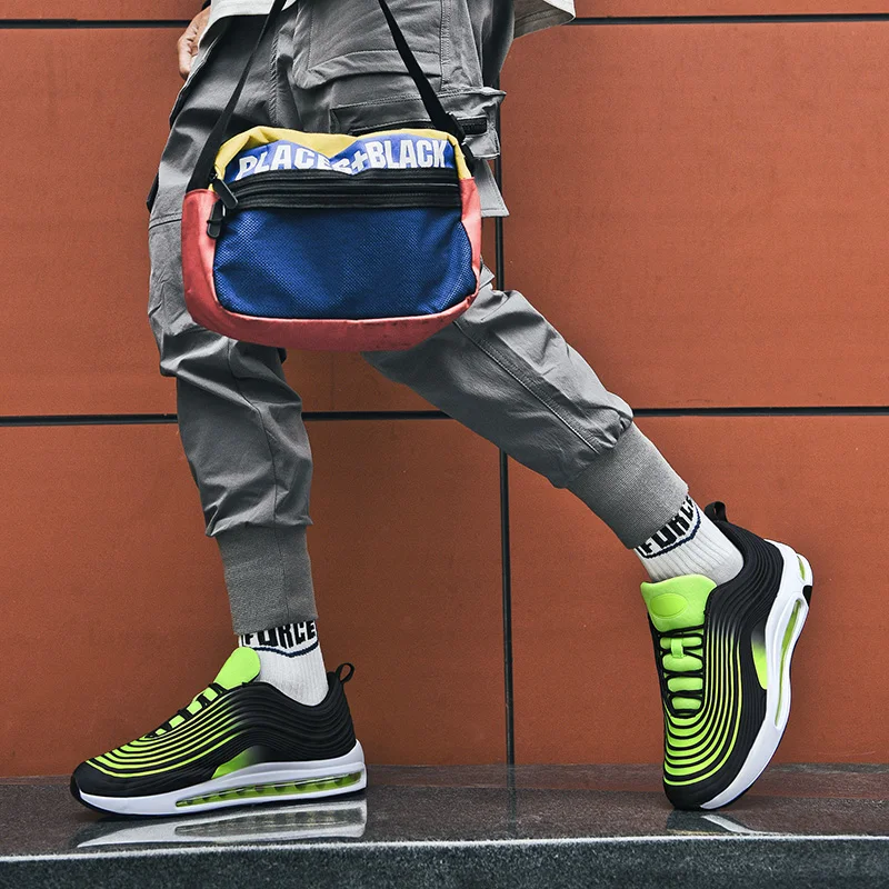 Кроссовки мужские из дышащего сетчатого материала легкие Модные Повседневные