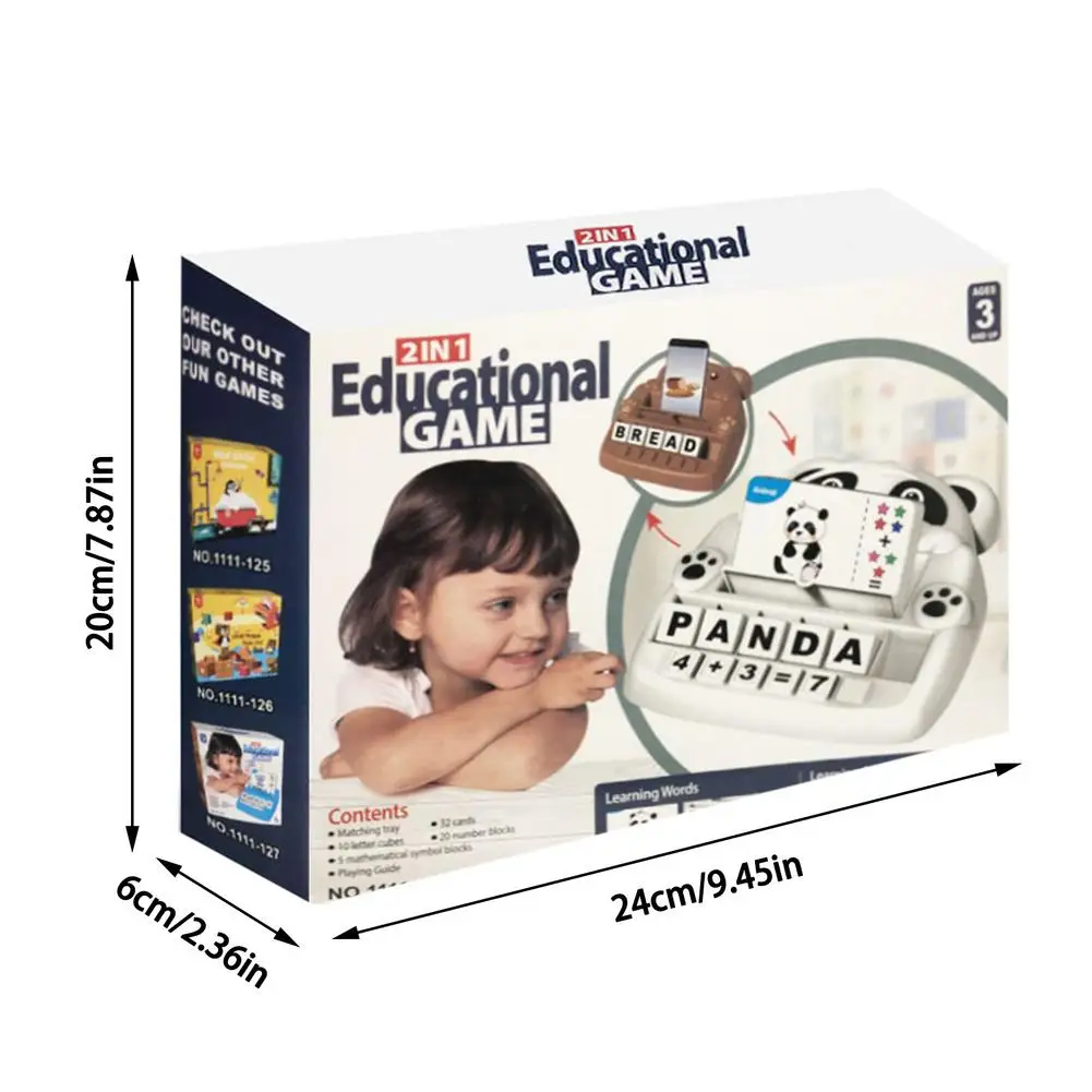 

Matching Letter Game Spelling Reading English Alphabet Letters Card Match Game Children Pre-school Learning Language Math Toys