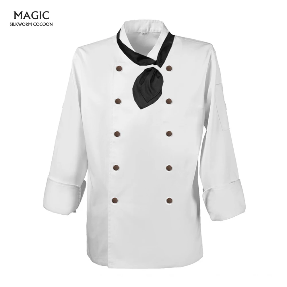 Поварская униформа для отеля и ресторана 4 цвета унисекс повара рубашка пекарни
