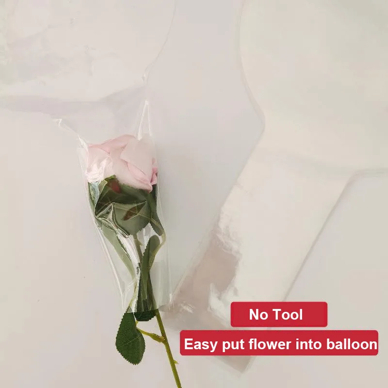 Шары воздушные прозрачные со светодиодной подсветкой 5 шт.