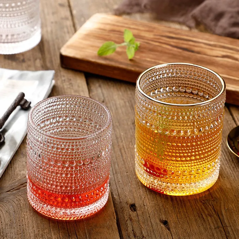 Бесплатная доставка винтажный стакан для воды из бисера холодных напитков