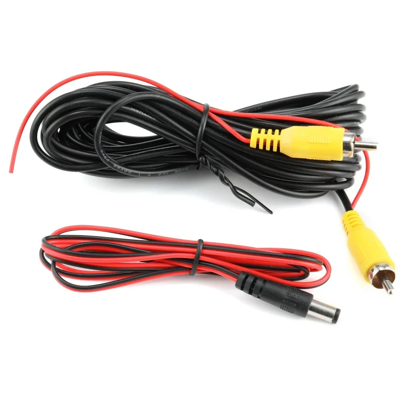 6 м RCA видео кабель задний вид автомобиля Парковка Камера с обнаружением провода