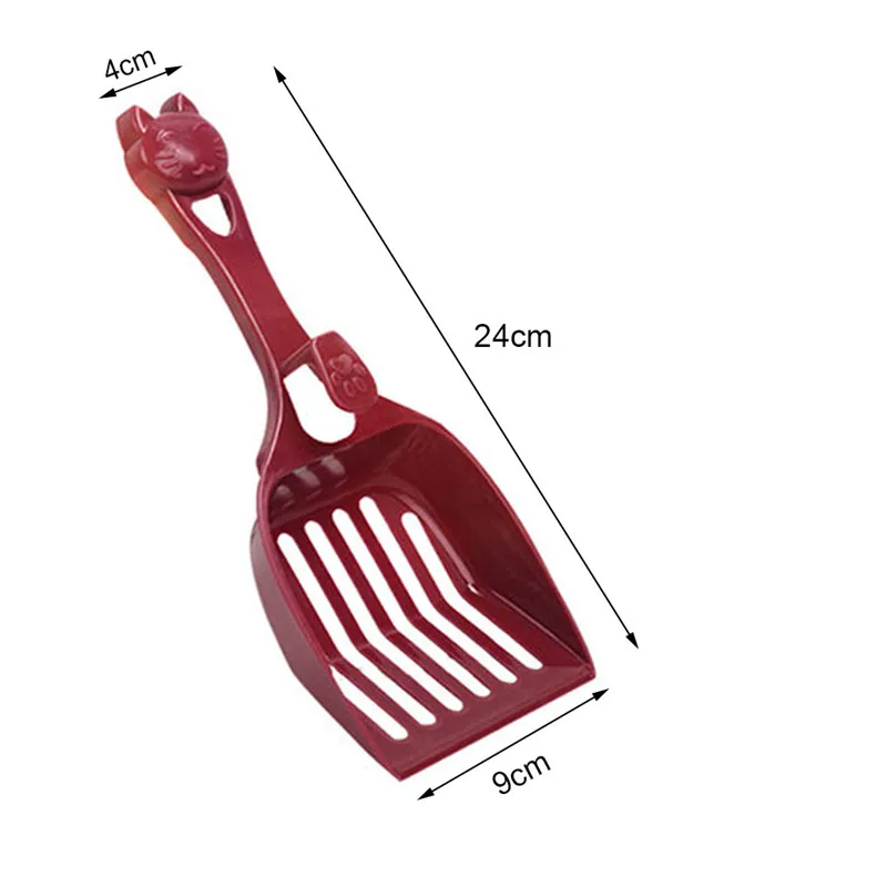 

Pet Dog Cat Plastic Cleaning Tool Puppy Kitten litter Scoop Cozy Sand Scoop Poop Shovel Product For Pets Cat Supplies Durable