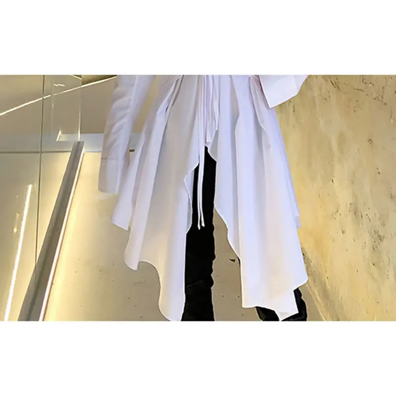 XITAO плиссированная необычная блузка Женская корейская мода плюс размер отложной