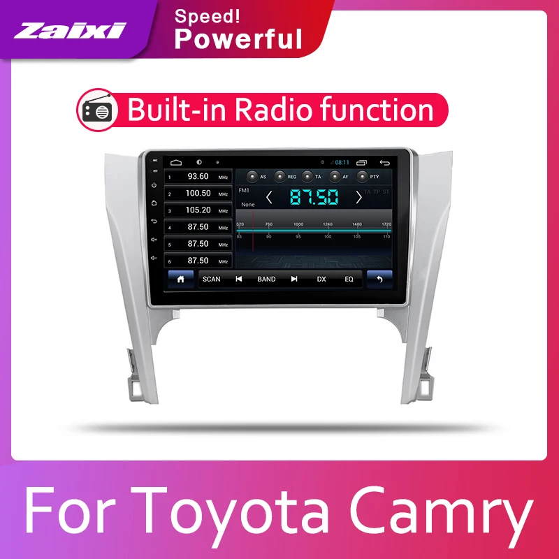 ZaiXi автомобильная система Android 1080P IPS ЖК экран для Toyota Camry (XV50) 2011 ~ 2017 автомобильный