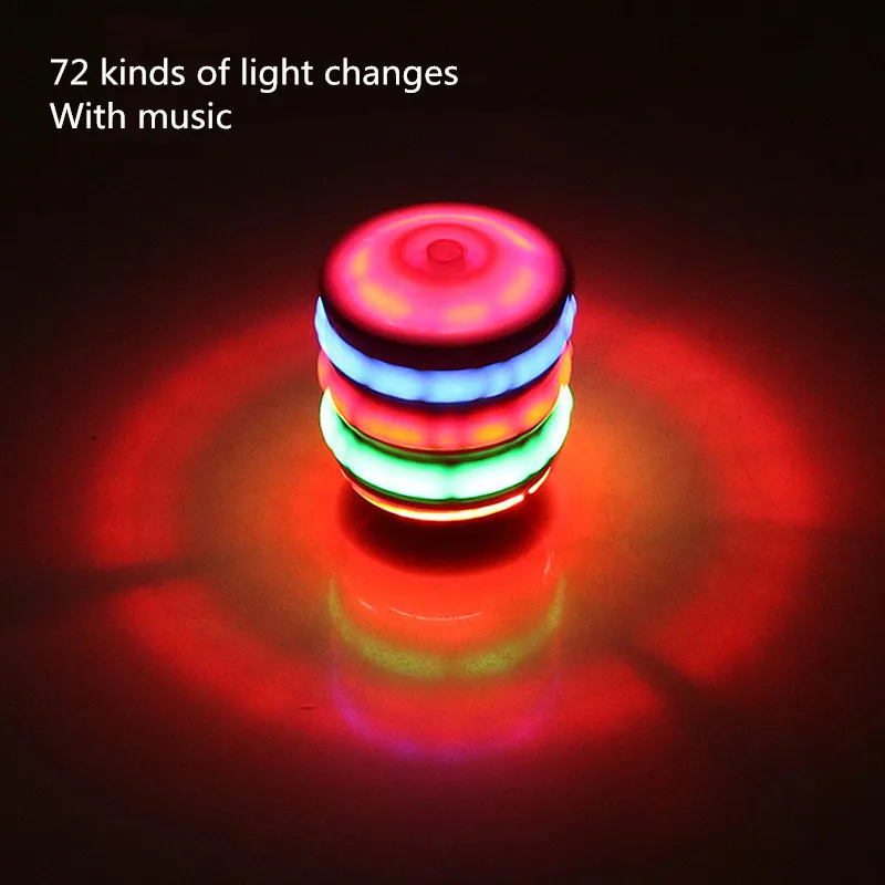 Детский светящийся гироскоп НЛО игрушки с музыкой красочные светодиодные
