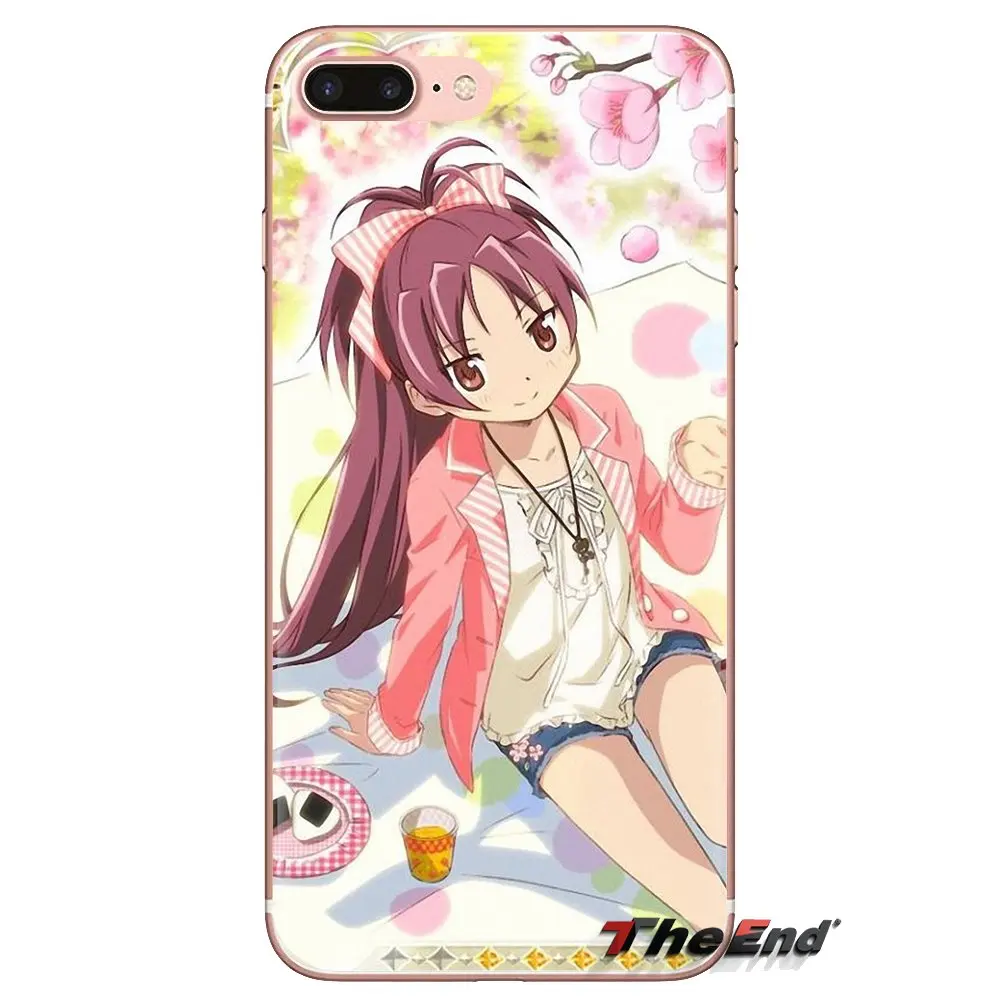 Soft Transparent Case Covers For Xiaomi Redmi 4A S2 Note 3 3S 4 4X 5 Plus 6 7 6A Pro Pocophone F1 Sayaka Miki Puella Magi Madoka |