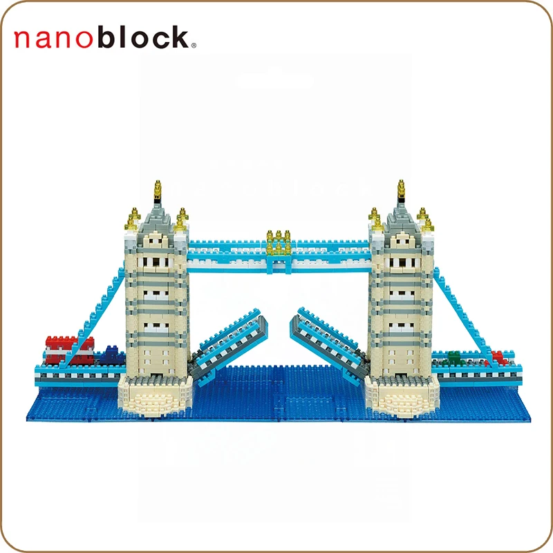 Kawada Nanoblock Tower Bridge Deluxe Edition строительные блоки NB 045 1510 штук вызов креативная