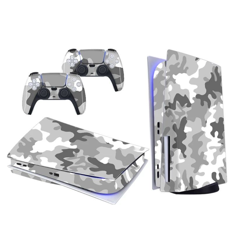 

X37D PS5 Disc Edition Skin Sticker Protective Decal for playstation5 Game Console & 2 Controllers