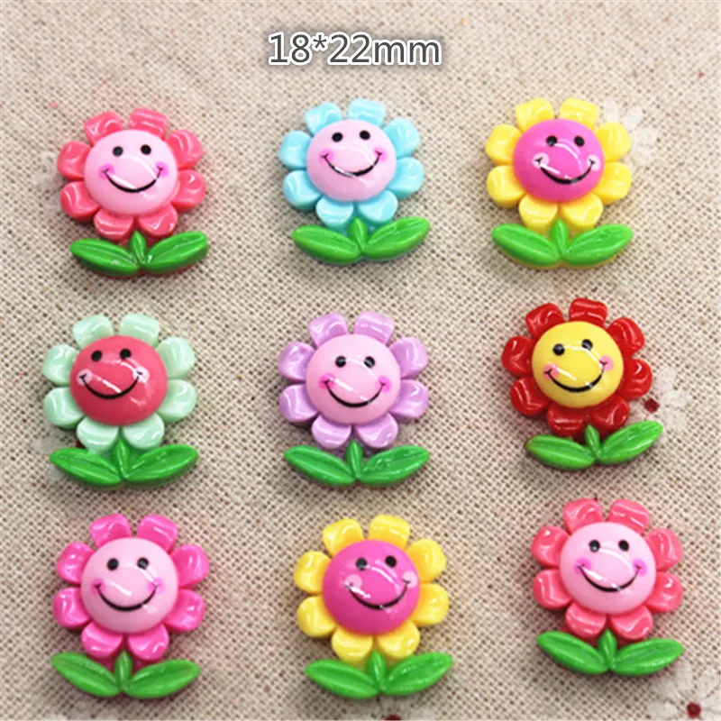 20 шт. кабошон из смолы смешанных цветов 18 х22 мм | Дом и сад