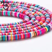 6mm multicolor polymer clay beads for jewelry making diy bracelet accessories for woman loose clay slices beads wholesale c803