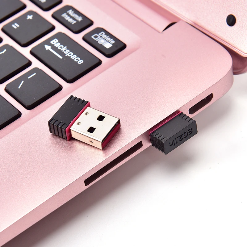 Мини USB WiFi адаптер 150 Мбит/с Wi-Fi для ПК Ethernet сетевая карта антенна сеть | Мобильные