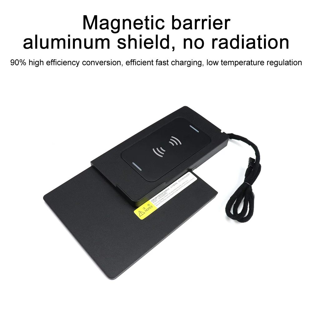 Автомобильное беспроводное зарядное устройство для смартфонов Audi A4L/A5 2017 2018 iPhone