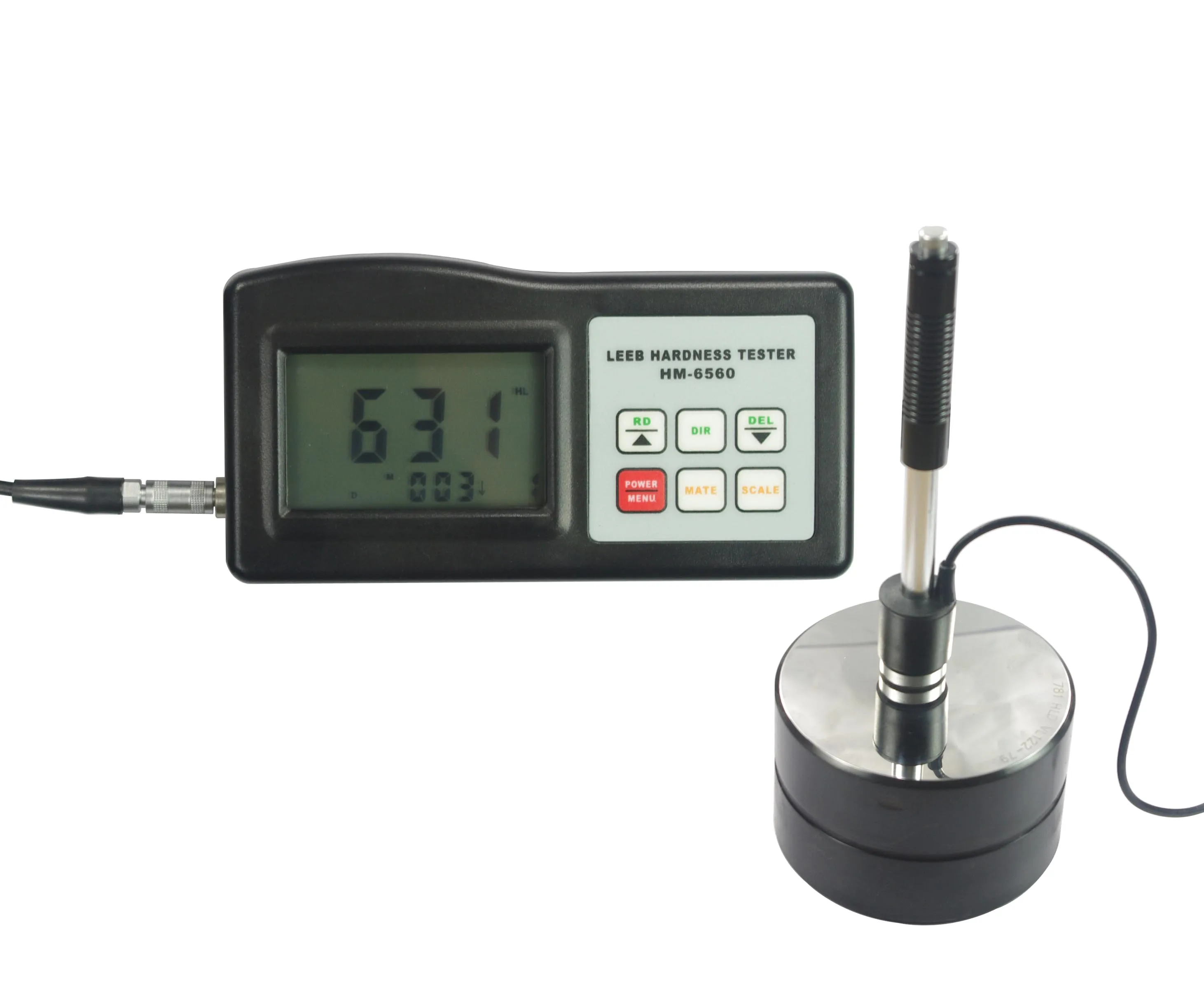 

Handheld Leeb Hardness Tester HM-6560 with 50 datas memory