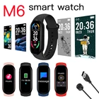 Смарт-часы M6 для мужчин и женщин, фитнес-браслет с пульсометром и тонометром, цифровые часы с отображением сообщений и Push-музыки