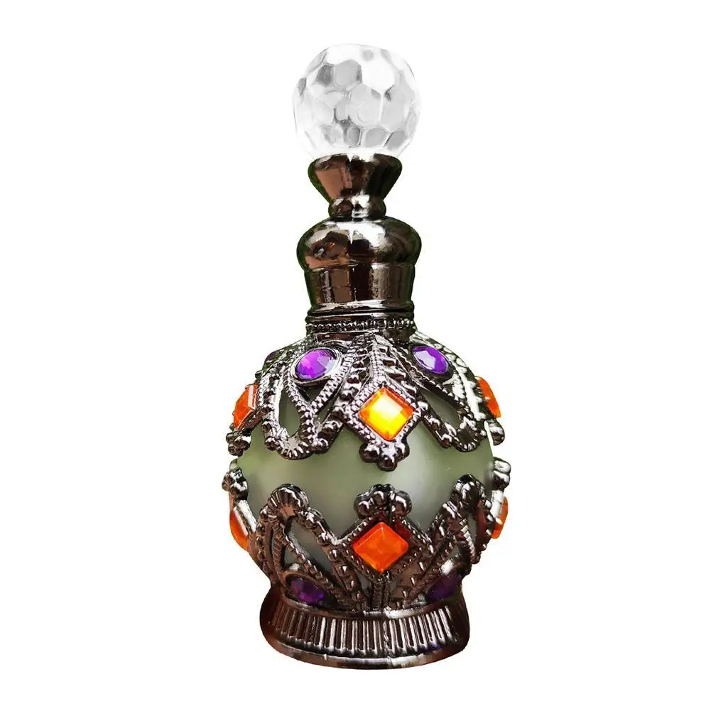 

15ml Vintage Aromatherapy Essential Oil Perfume Empty Bottle Container Gift Cosmetics Perfume Travel Container For Cosmetic