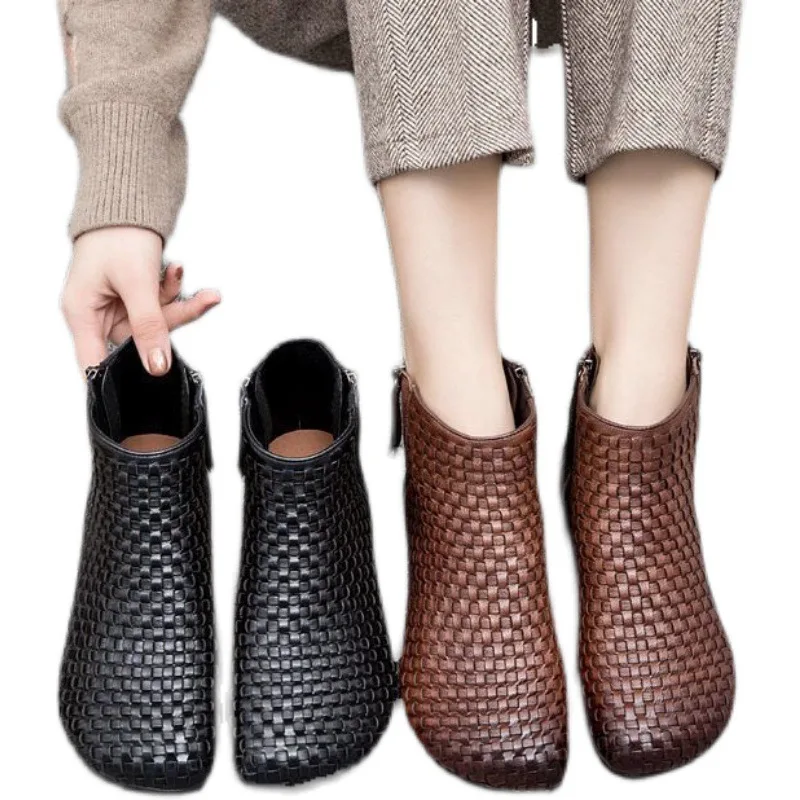 

Women's Shoes Fashion Women Flats Genuine Leather Loafers Women's Moccasins Flats Ladies Shoes Female Slip On Ballet Flat Shoes