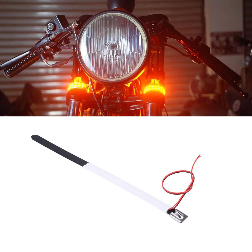 Гибкая светодиодная лента для указателя поворота мотоцикла 2 шт. |