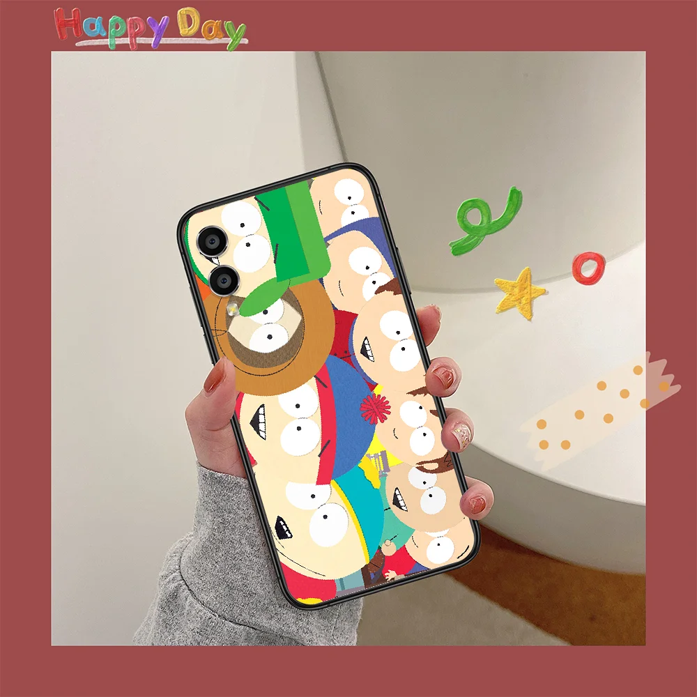 

South-Park Phone Case For HUAWEI Honor 6 7 8 A 9 X Mate 10 20 30 i Lite Pro Y7 2019 black Prime Fashion Hoesjes Pretty Funda