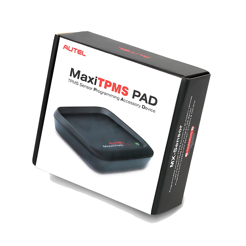 Новейший Autel MaxiTPMS PAD TPMS сенсор программирующий аксессуар устройство и mx 433 МГц/315