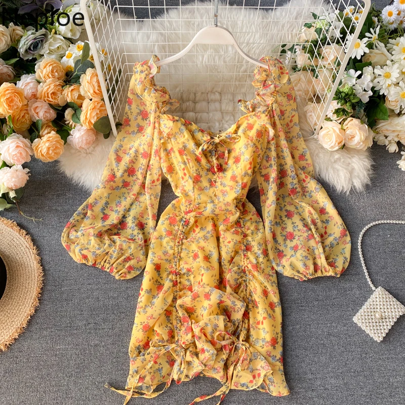 Платье Neploe с высокой талией праздничное пляжное плиссированное платье в