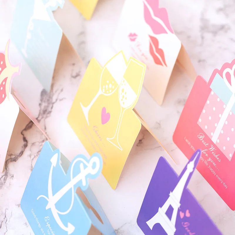 

20 Pcs Creative 3d Hollow Greeting Cards for Christmas Birthday Wedding Invitations Festival Party Postcard Gift for Guests