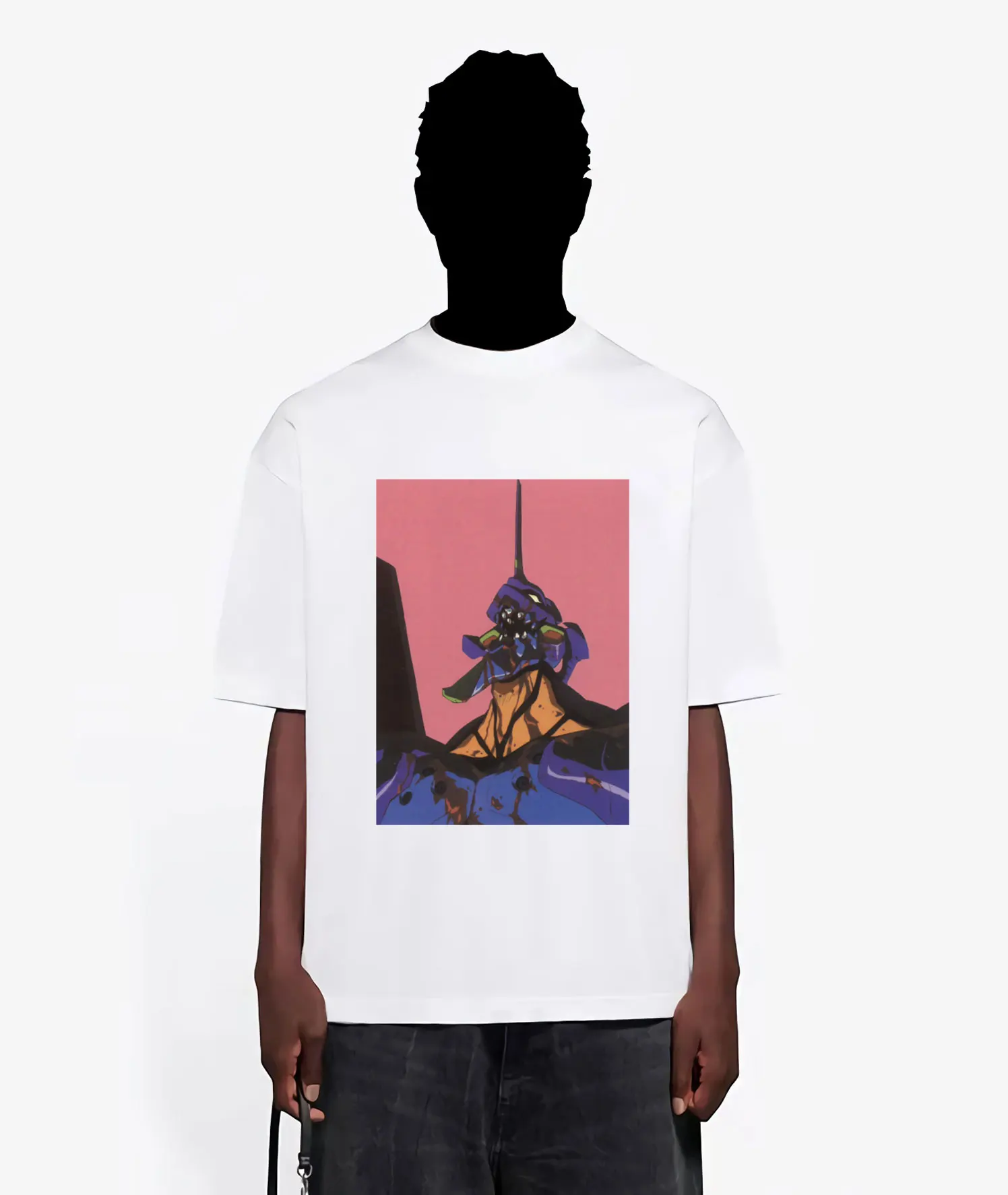 

Anime Evangelion Eva Shinji Tshirt Cotton Tops Harajuku Mens Fashion Style Streetwear Summer Unisex Oversized Tee Short Sleeve