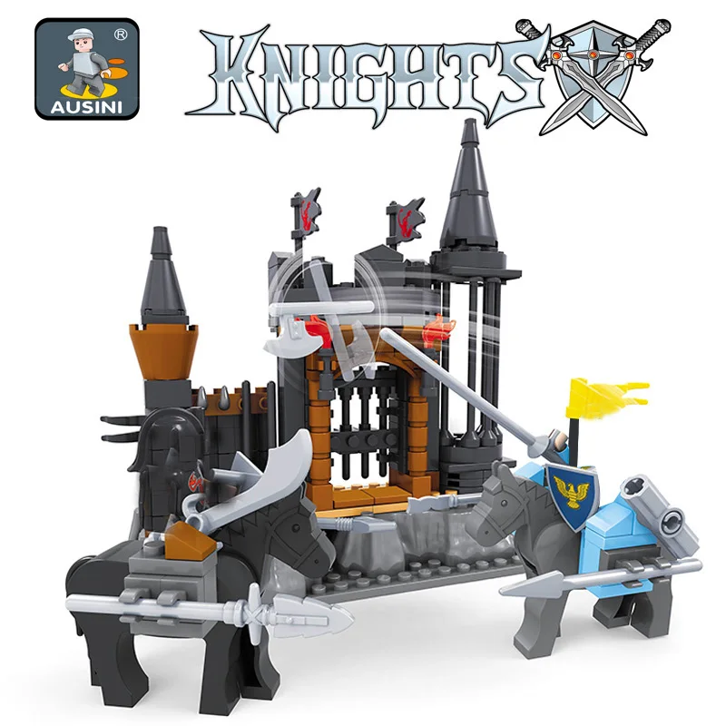 

Medieval Knights castle Siege Royal Tower Bricks Horse Princess Kingdoms Military Sets Building Blocks Toys birthday Gifts