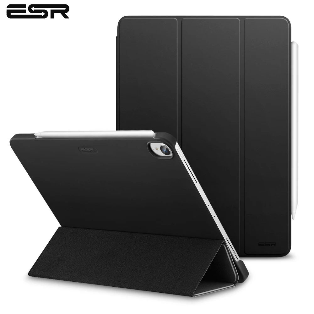 ESR Чехол для iPad Pro 11 крышка отделения для резинового масла искусственная кожа ультра тонкий светильник вес умный чехол прорезиненный чехол для iPad
