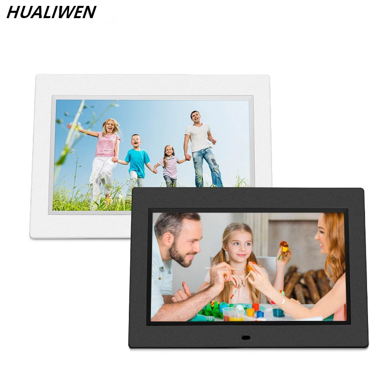 10 Inch HD Digital Photo Frame 1024x600 HD Ultra-Thin LED Electronic Photo Album LCD Photo Frame