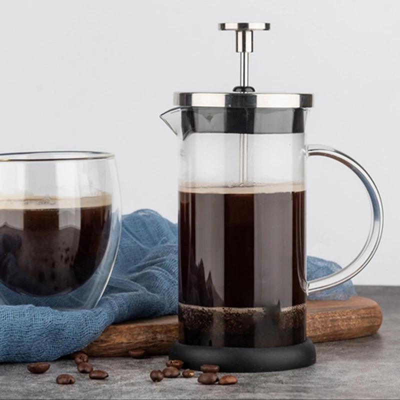 Простой дизайн Френч-пресс для приготовления кофе горячий и холодный чайник с