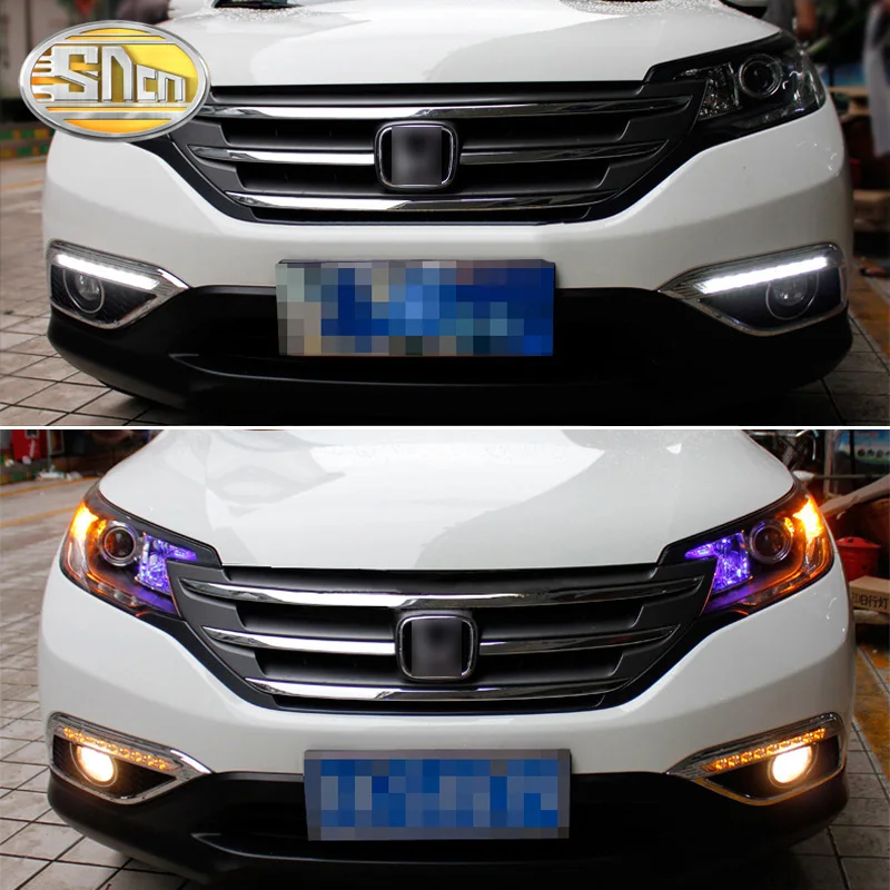 Светодиодный дневные ходовые огни для Honda CR-V CRV 2012 2013 2014 DRL противотуманная фара