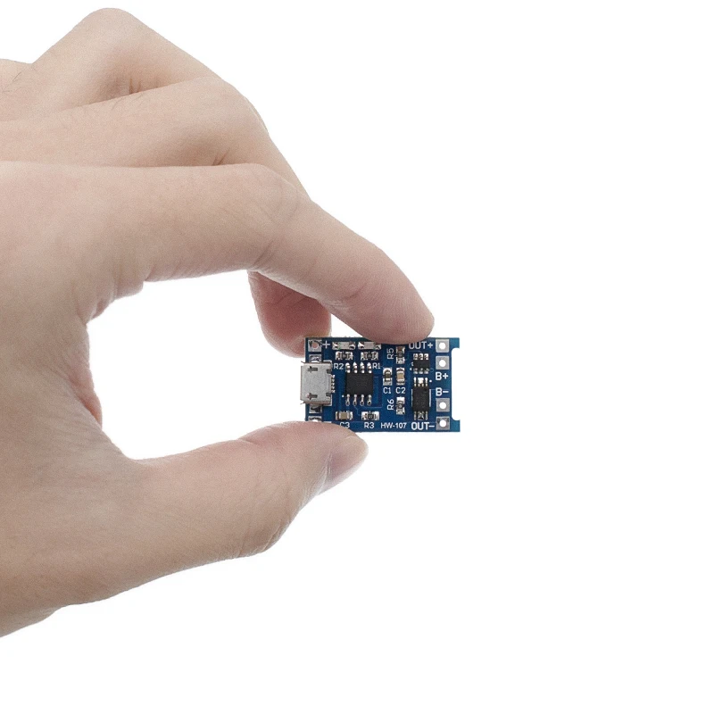 100 шт. 5 в 1 а Micro USB 18650 литиевая батарея зарядная плата модуль зарядного устройства