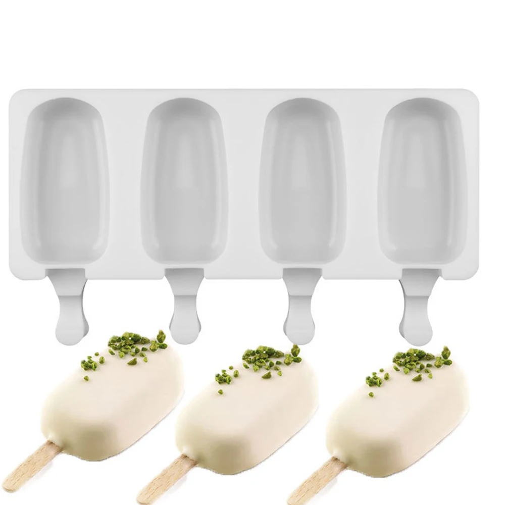 

Ice Cream Mold Eco Friendly Silicone Juice Popsicle Maker Ice Lolly Pop Frame