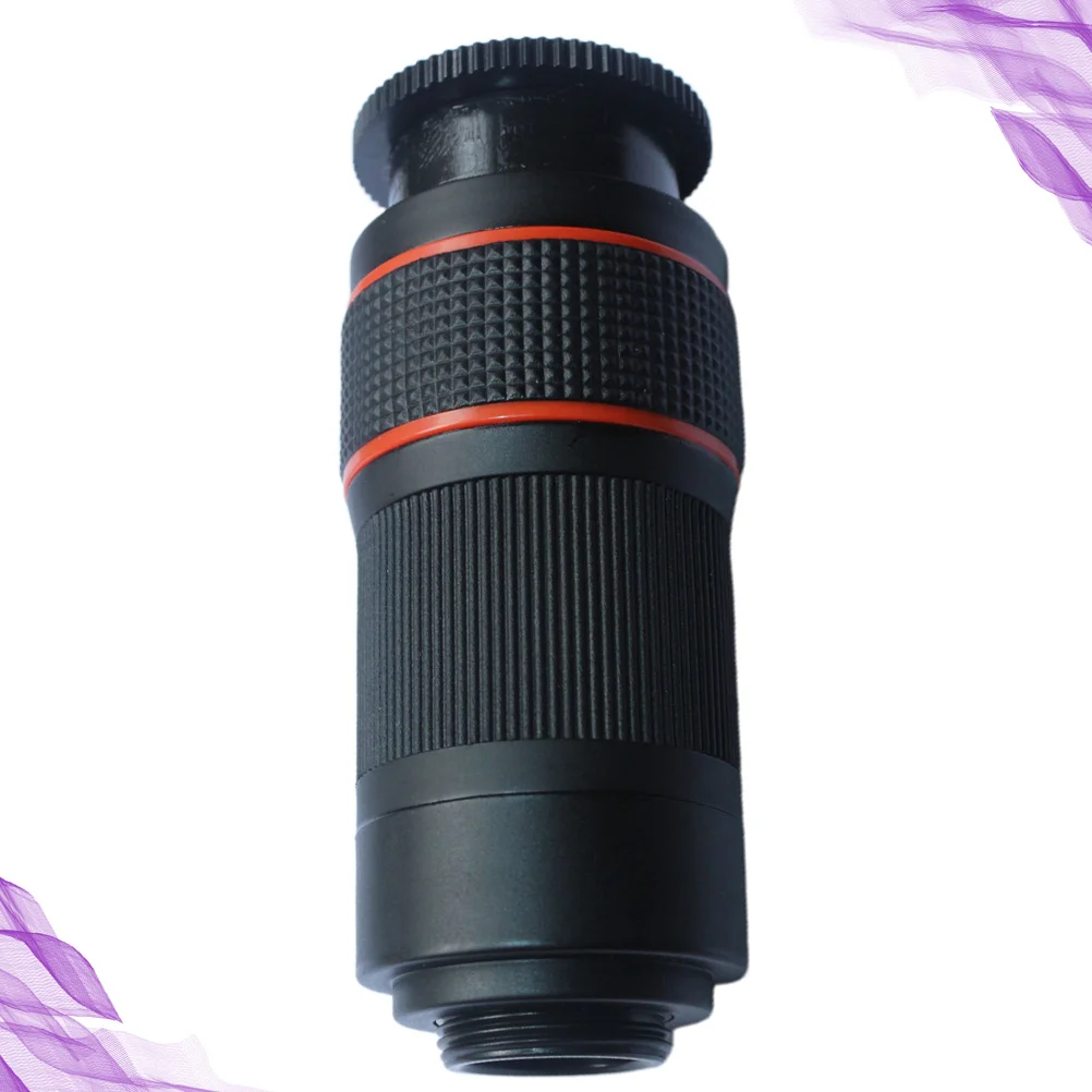 

1PC 8X Phone Telescope Camera Lens Telescope Phone Stretch Lens Cellphone Zoom Lens Mini Portable Telescope Black, Orange