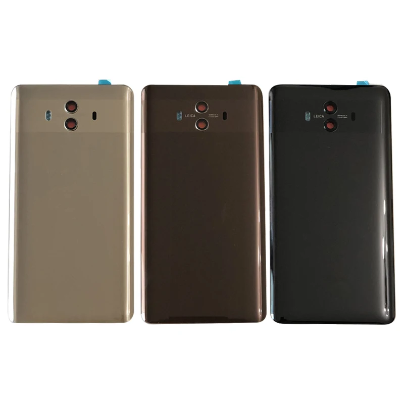 M& Sen для 5," huawei mate 10 ALP-L09 ALP-L29 стеклянная задняя крышка для батареи Корпус+ рамка для камеры+ стеклянный объектив+ вспышка+ наклейка 3M