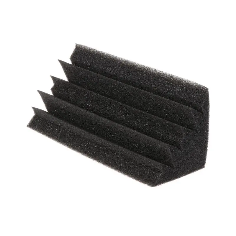 

4pcs Corner Bass Trap Acoustic Soundproofing Polyurethane Foam Sound Absorption Studio Treatment