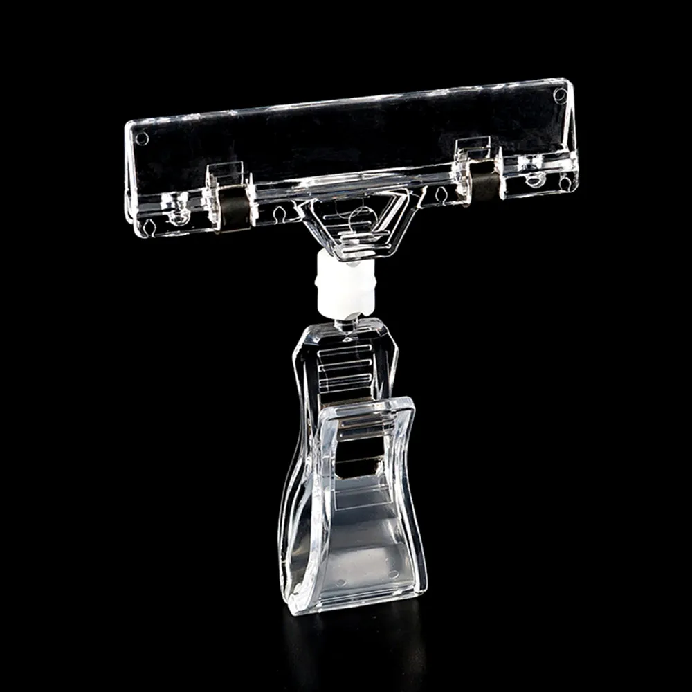 10 шт. пластиковые держатели для витрин|paper clips|paper holder clippromotional paper clips |