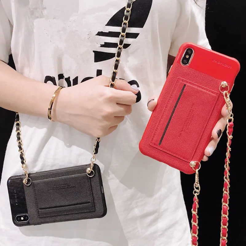 Модный чехол из искусственной кожи для кредитных карт кошелек с ремешком через