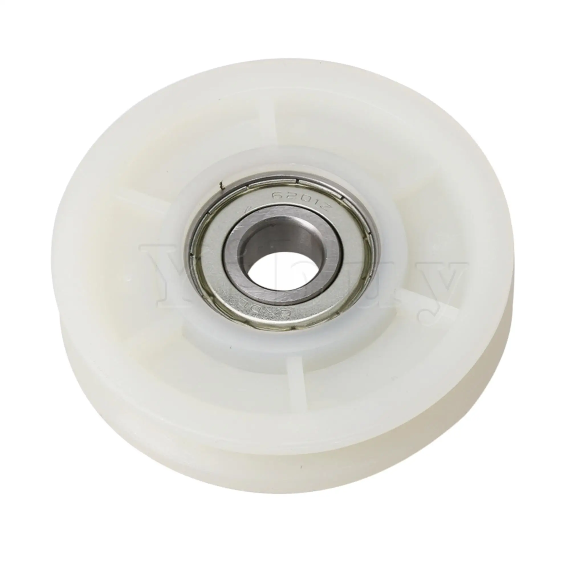 

Beige Groove Bearing Cable Pulley Wheel for Gym Equipment 70mm OD